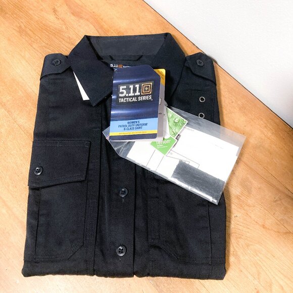 Women’s Taclite Class B Short Sleeve Shirt XS Midnight Navy - Picture 10 of 11